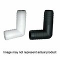 Green Leaf Eb1212p 1/2 in.Barbx1/2 in. 90degree Barb Elbow Barb Blk Polyprop 272145095